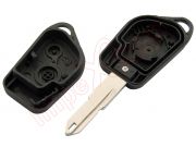 Generic Product - 2-button remote control housing without infrared for Peugeot